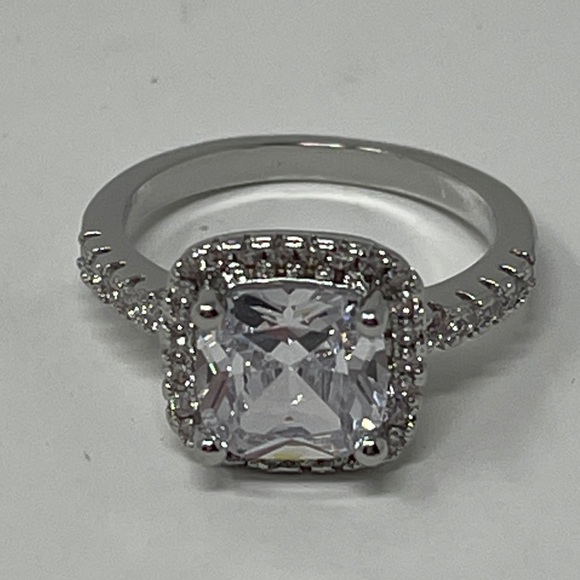 4 Carat Princess Cut CZ Ring - Picture 7 of 7